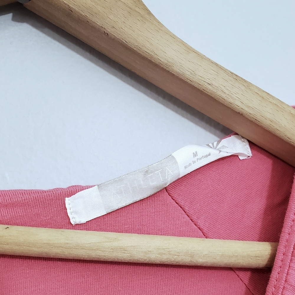 Athleta Solid Pink Keyhole Back Dress - image 3